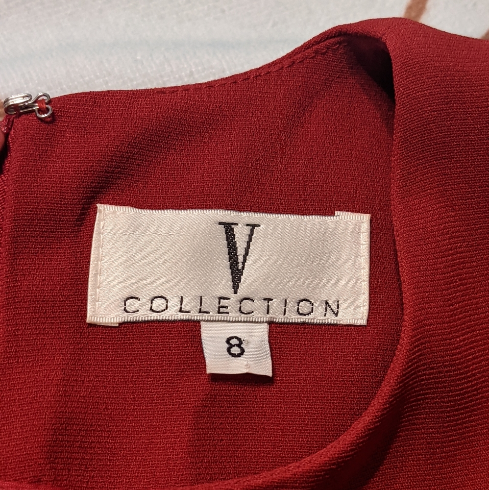 V Collection Red Dress - Picture 7 of 9